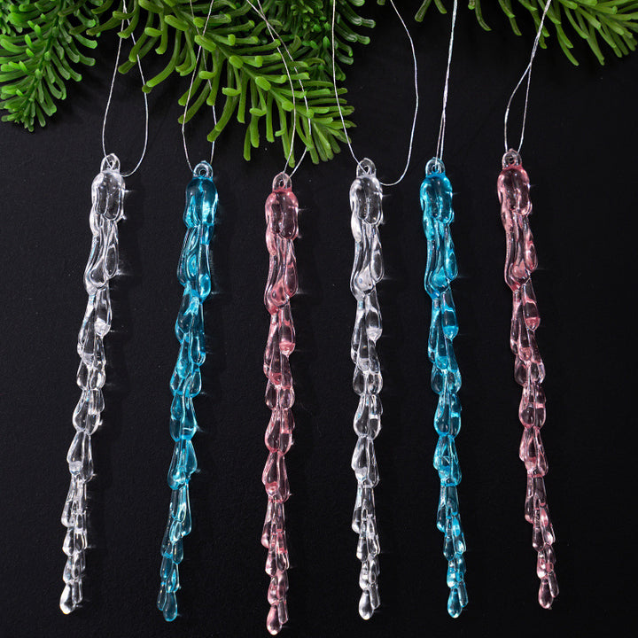 Decorative Christmas lights string with icicle design Stornfield