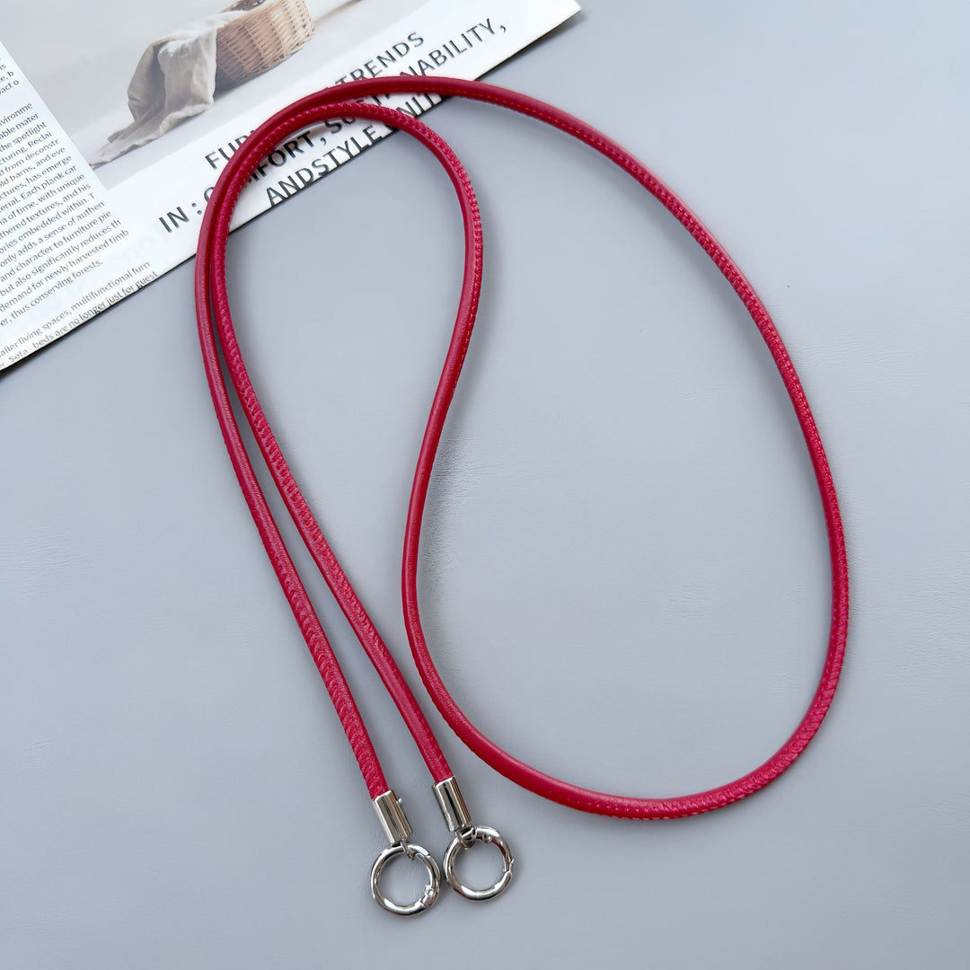 Premium Double-Ring Leather Lanyard Stornfield