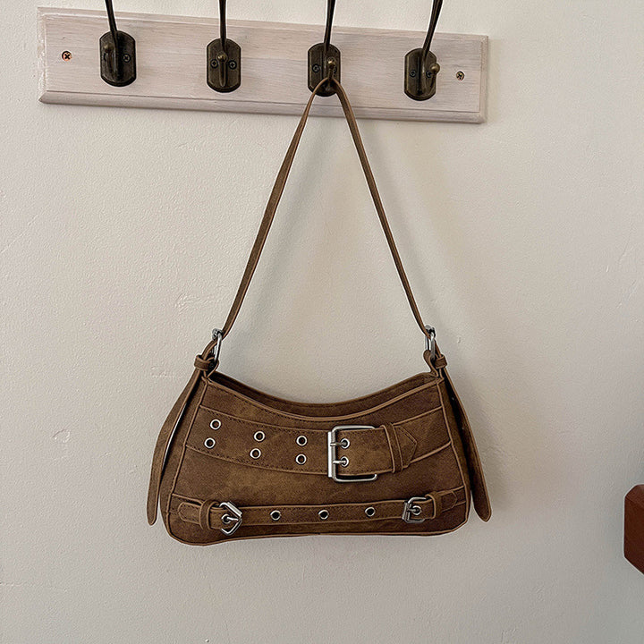 Stylish Buckle Detail Handbag
