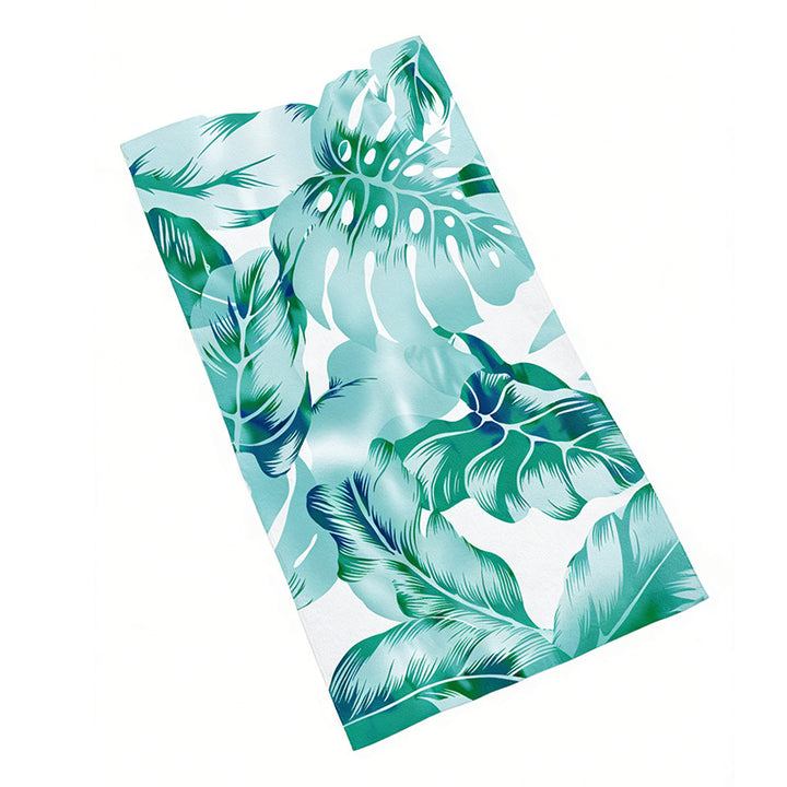 Beach towel with tropical flamingo design Stornfield