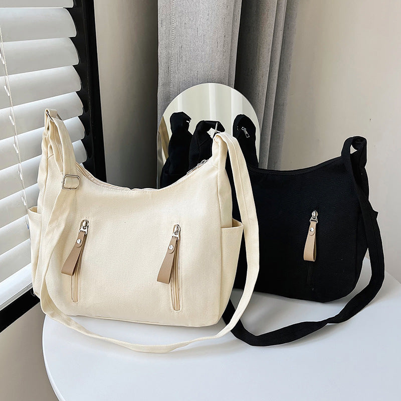 Casual Multi-Pocket Shoulder Bag