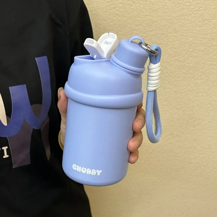Women's Sporty Water Bottle with Practical Carrying Strap Stornfield