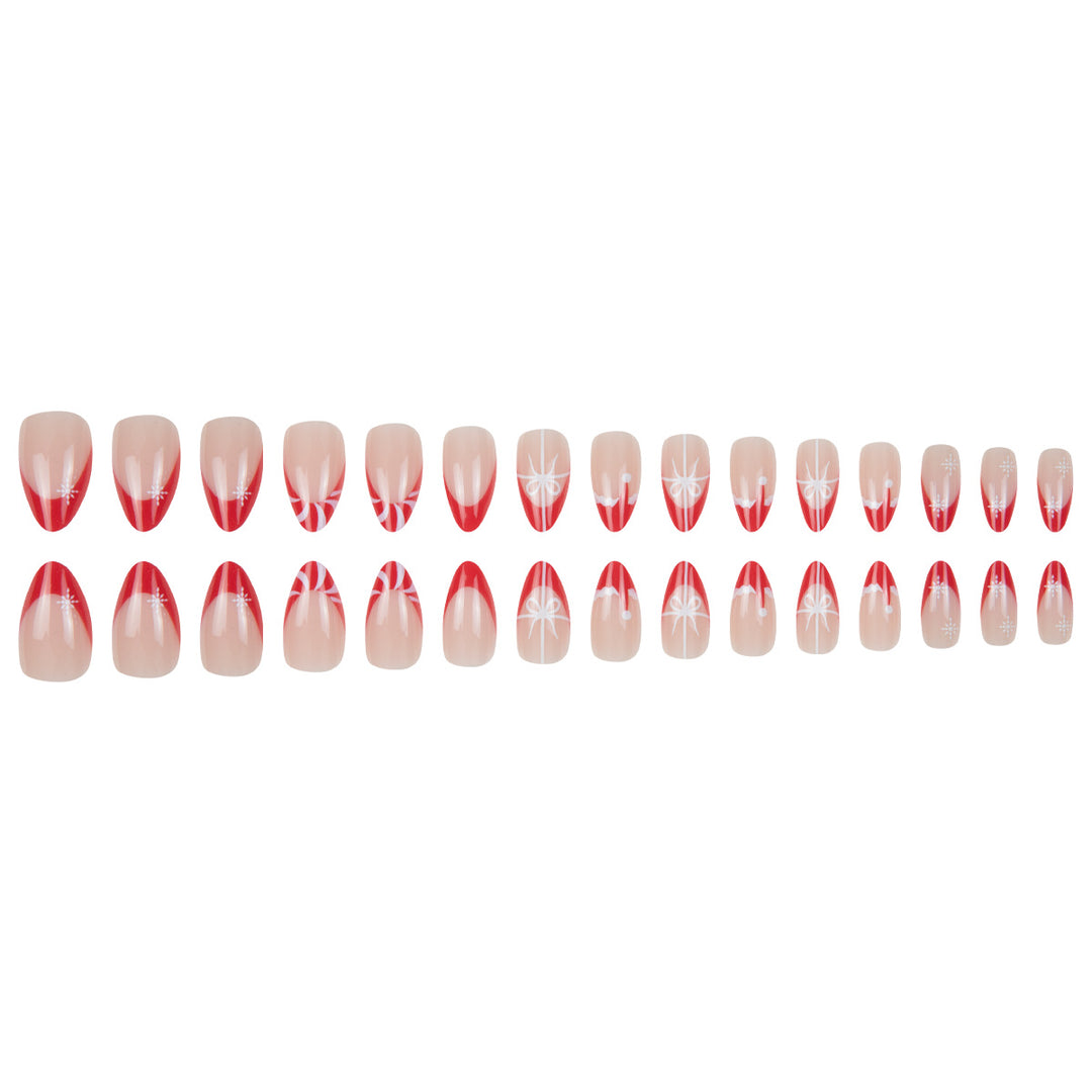 Festive Themed Press-On Nail Art Stornfield