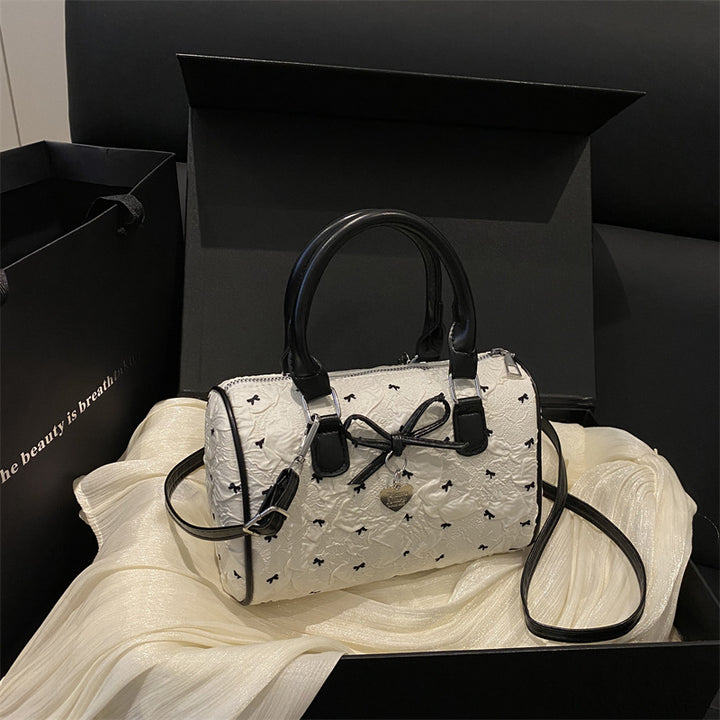 Bow-Embellished Handbag