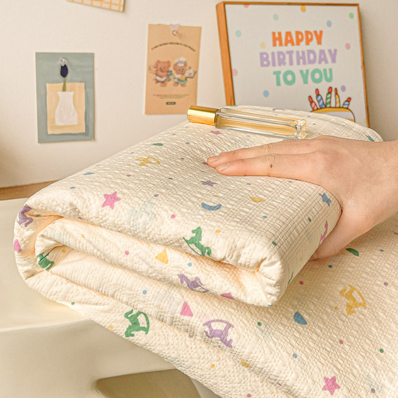 Reversible Playful Baby Quilt