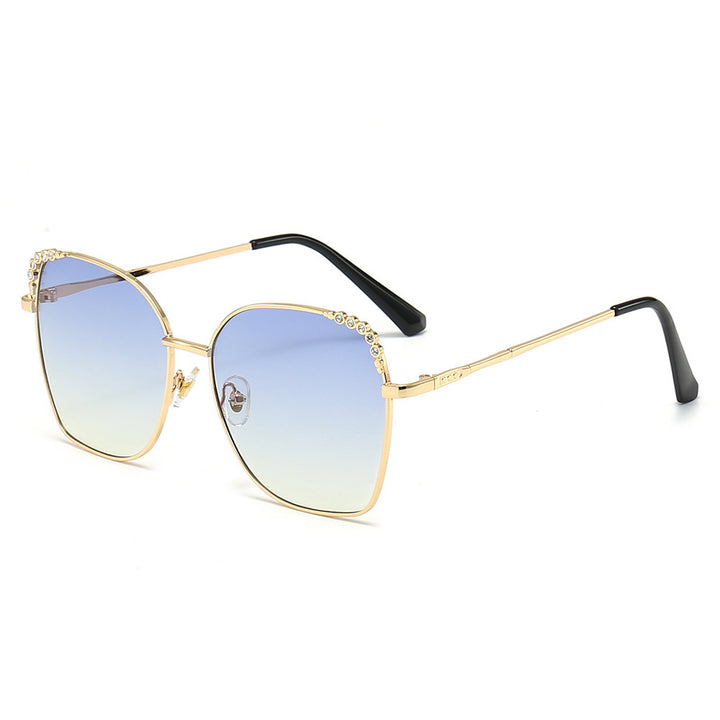 Elegant Square Sunglasses with Sparkling Accents Stornfield
