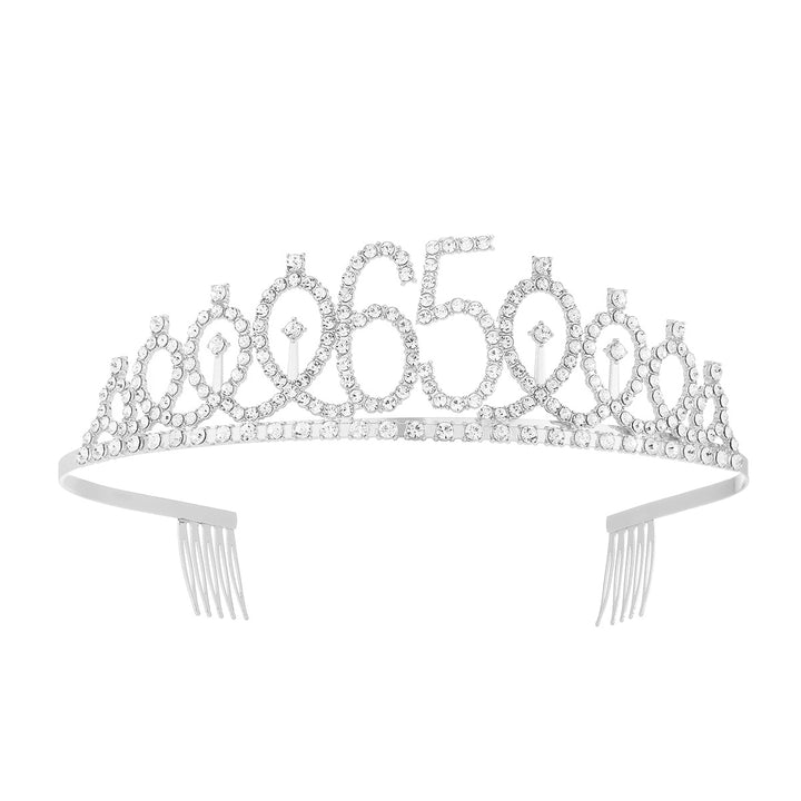 Women's Crystal-Embellished Tiara with Elegant Design Stornfield