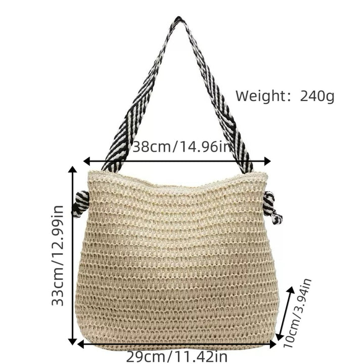 Large shopping bag with woven design Stornfield