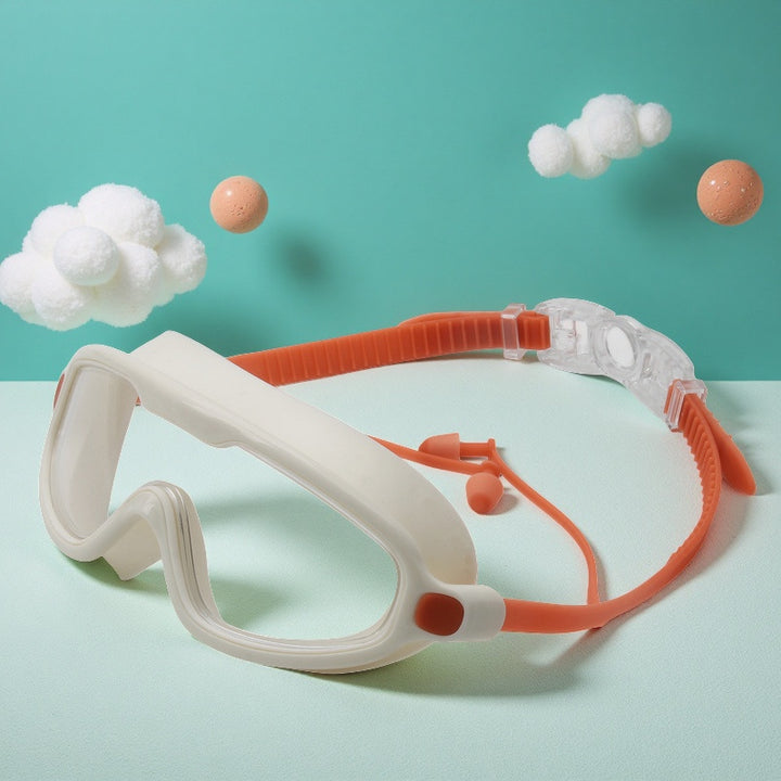 Waterproof swimming goggles with adjustable nose piece Stornfield