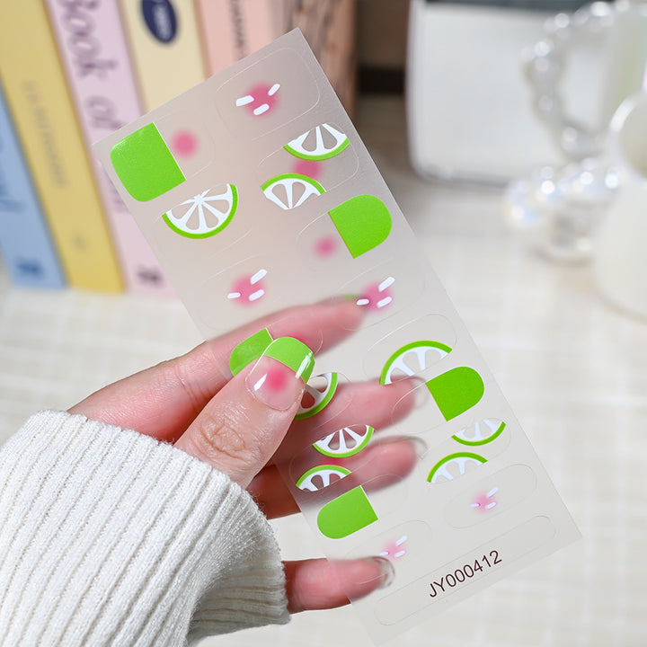 Colorful Nail Art Sticker Set