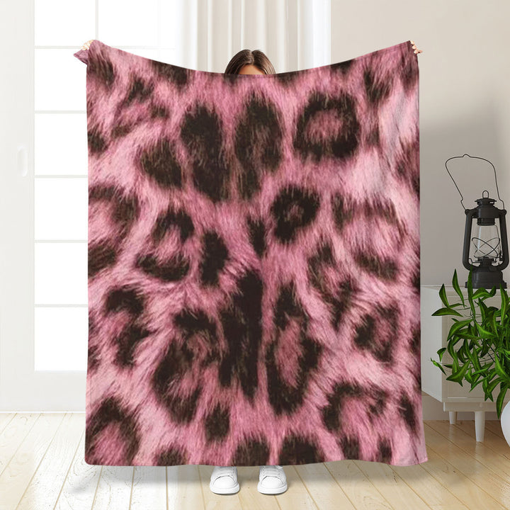 Artistic Leopard Print Throw Blanket