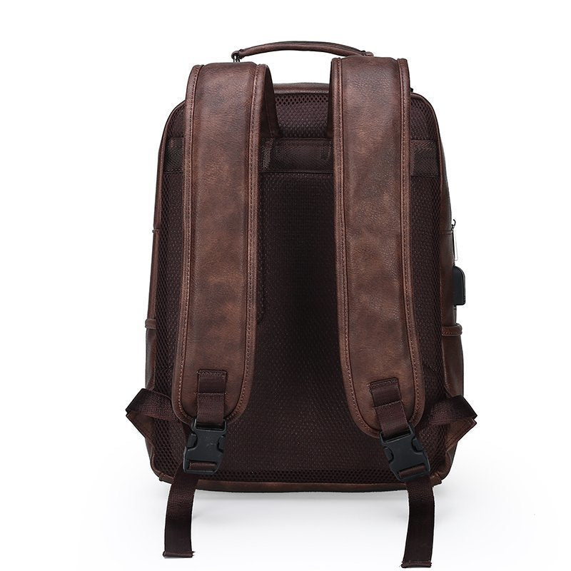 Premium Vintage Leather Backpack Stornfield