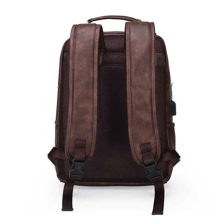 Premium Vintage Leather Backpack Stornfield