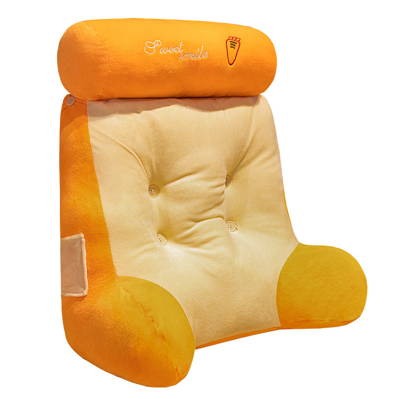 Ergonomic back support pillow with pockets Stornfield