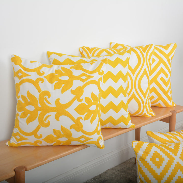 Artistic Geometric Cushion