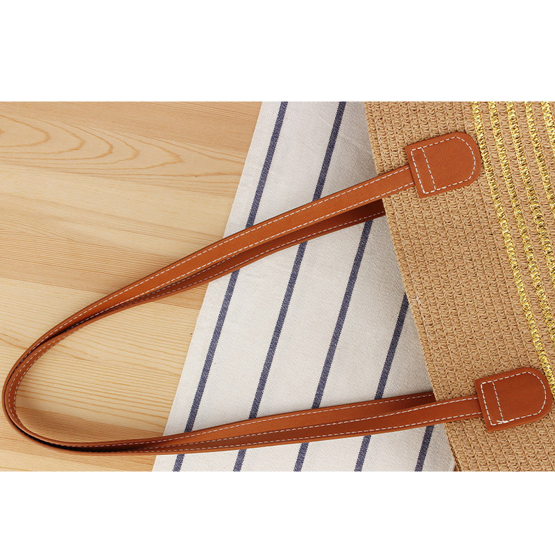 Beach bag with modern stripe design Stornfield