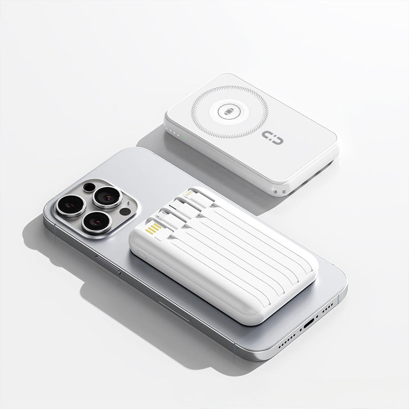 Portable power bank with wireless charging function and integrated smart technology Stornfield