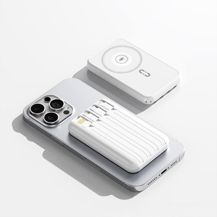 Portable power bank with wireless charging function and integrated smart technology Stornfield