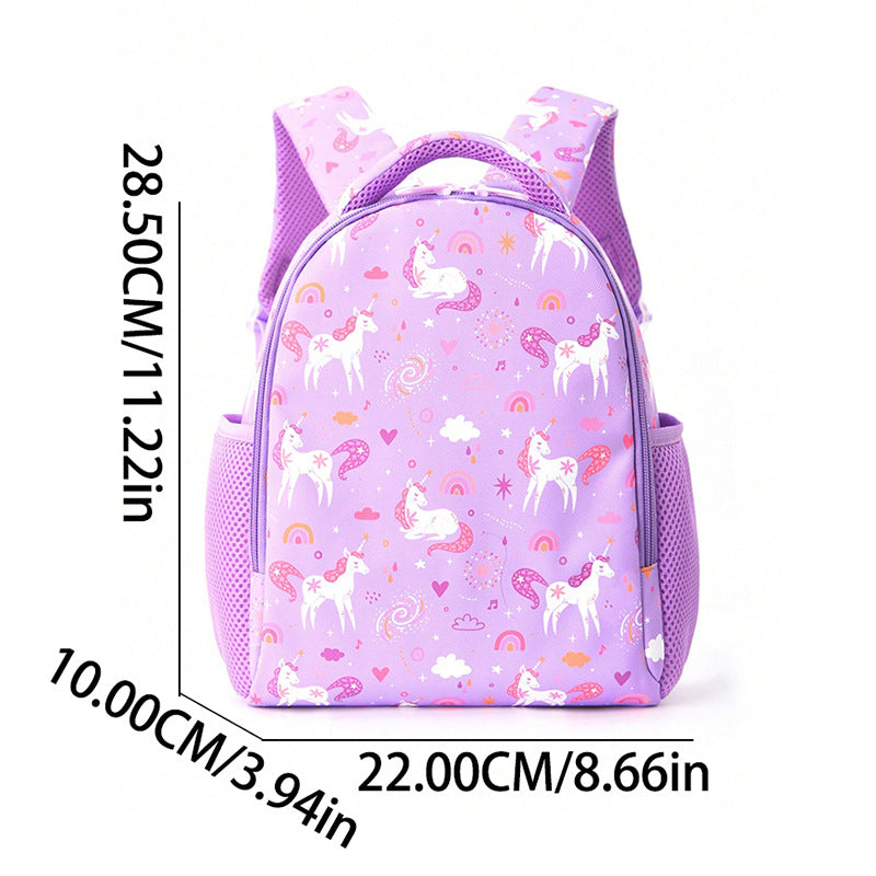 Glittering backpack with rainbow design Stornfield
