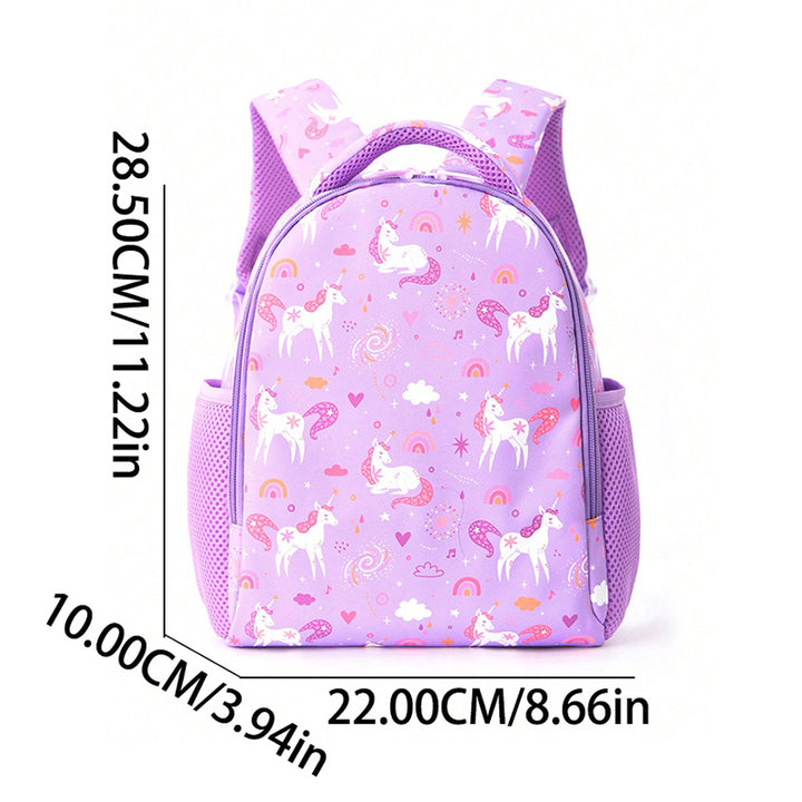 Glittering backpack with rainbow design Stornfield