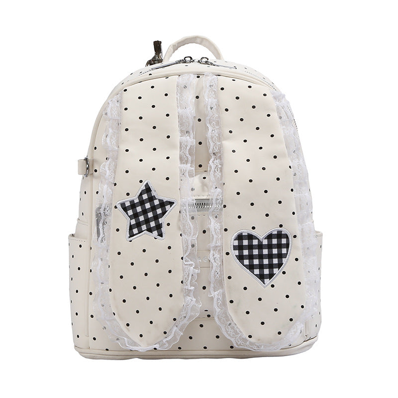 Fashionable Polka Dot Backpack Stornfield