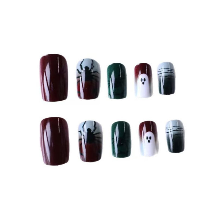 Spider Design Artificial Nails Stornfield