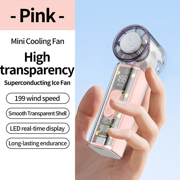 Unisex Pocket-Sized High-Speed Cooling Fan Stornfield