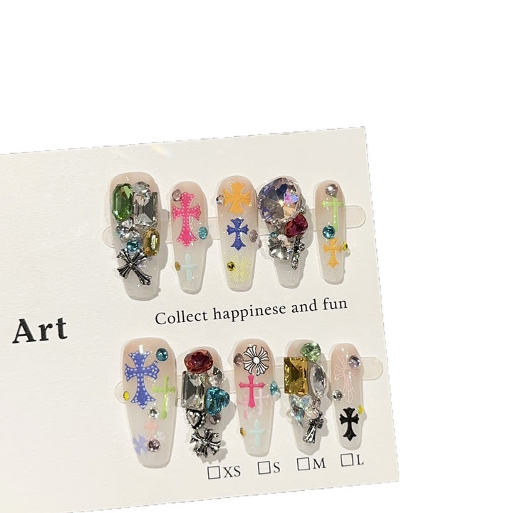 Artistic Multi-Design Press-On Nail Set