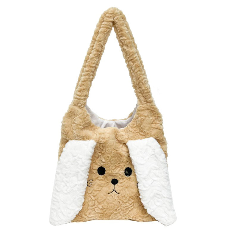 Cute Animal-Themed Plush Tote Bag Stornfield