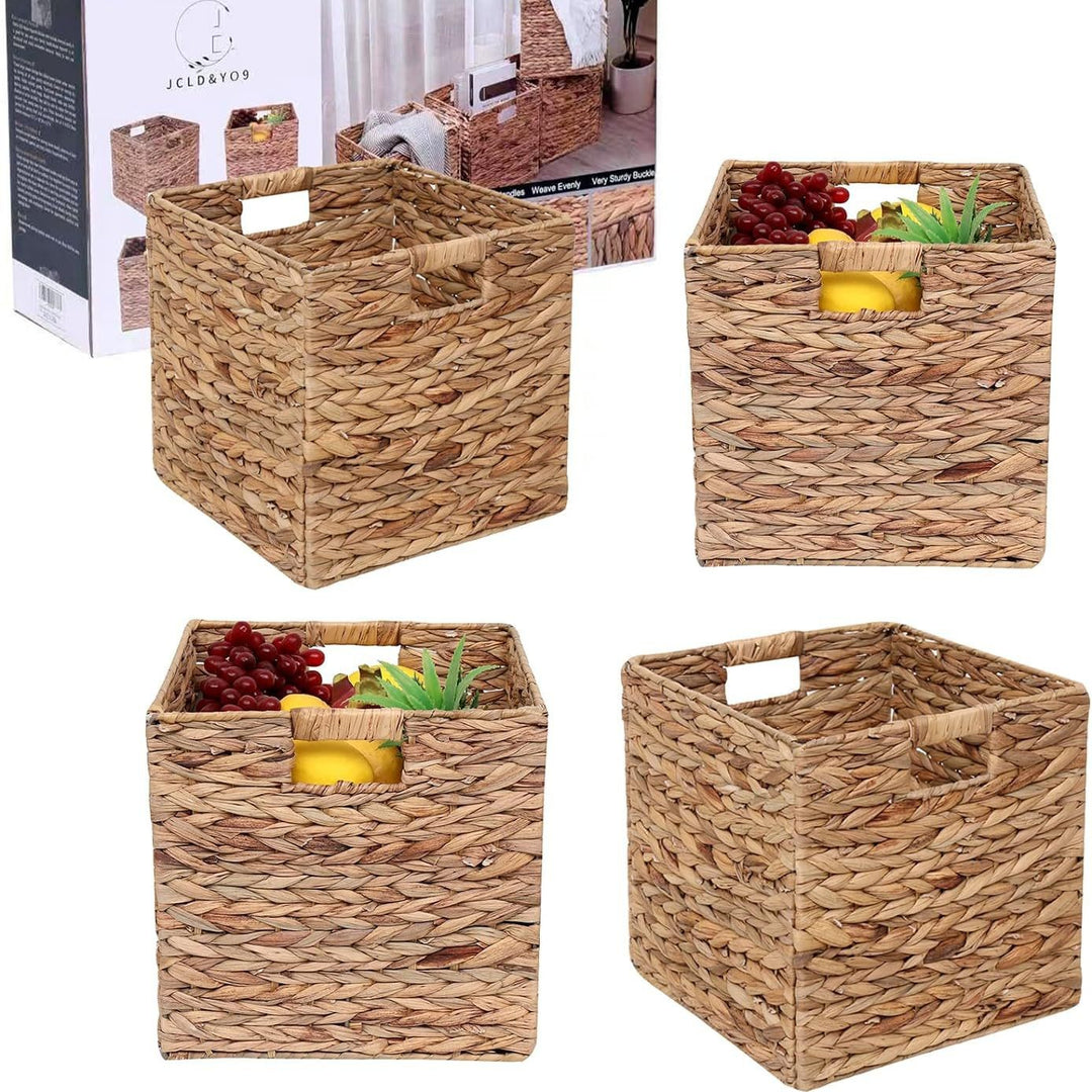 Premium Water Hyacinth Storage Basket Stornfield