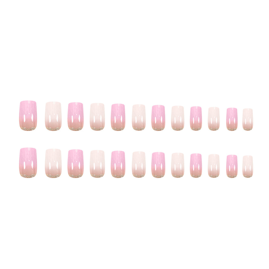Artful nails with glitter design Stornfield