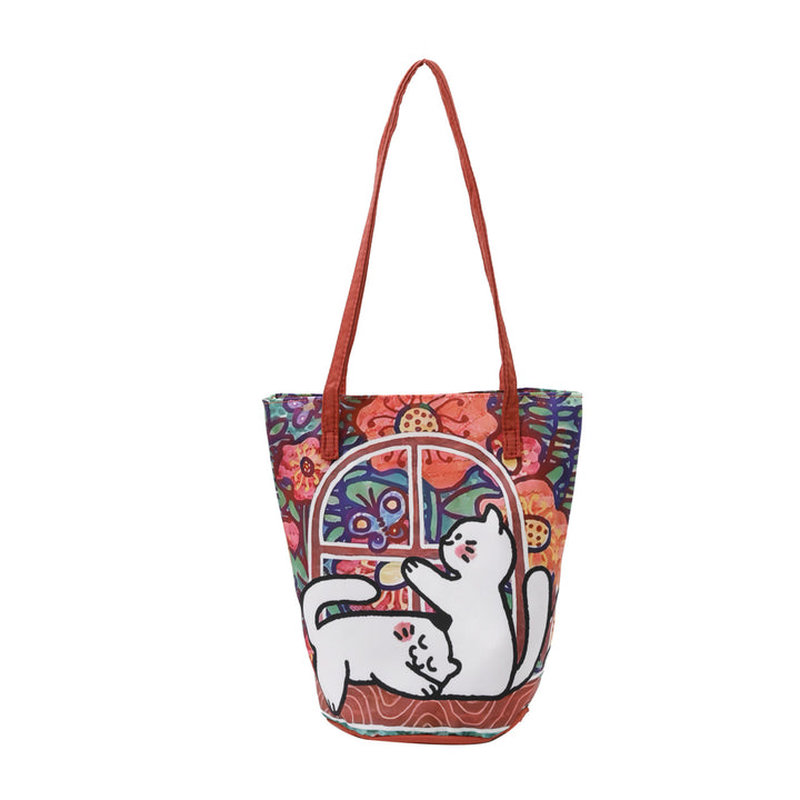 Fun Artistic Cat-Themed Tote Bag Stornfield