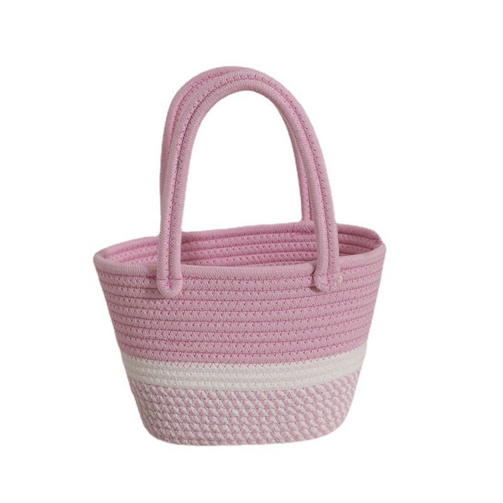 Handmade basket bag with modern accents Stornfield