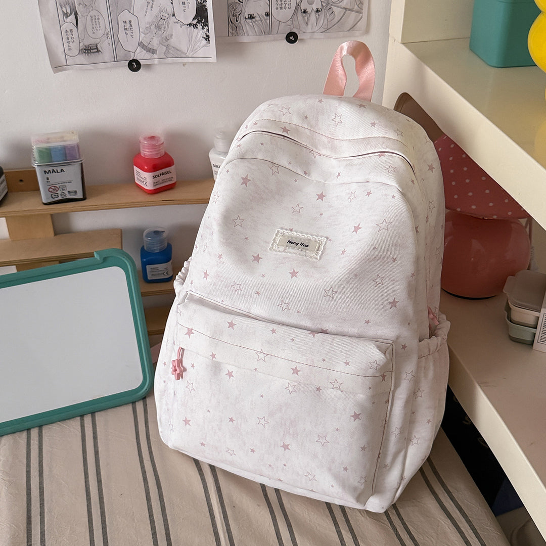 Star-Patterned Casual Tote Bag Stornfield