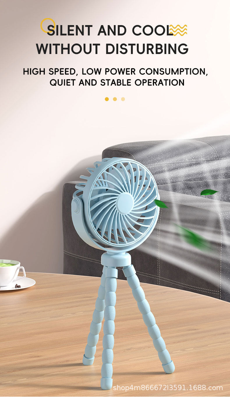 Portable USB Rechargeable Desk Fan Stornfield