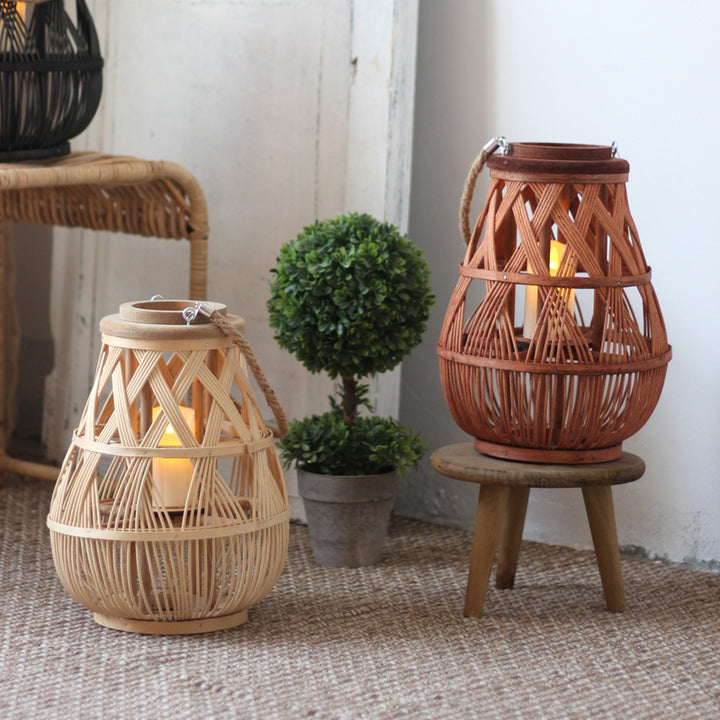 Handmade Rattan Lantern Stornfield