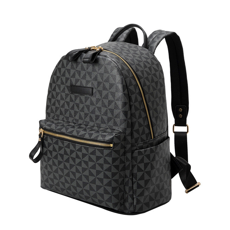 Fashionable backpack in geometric design Stornfield