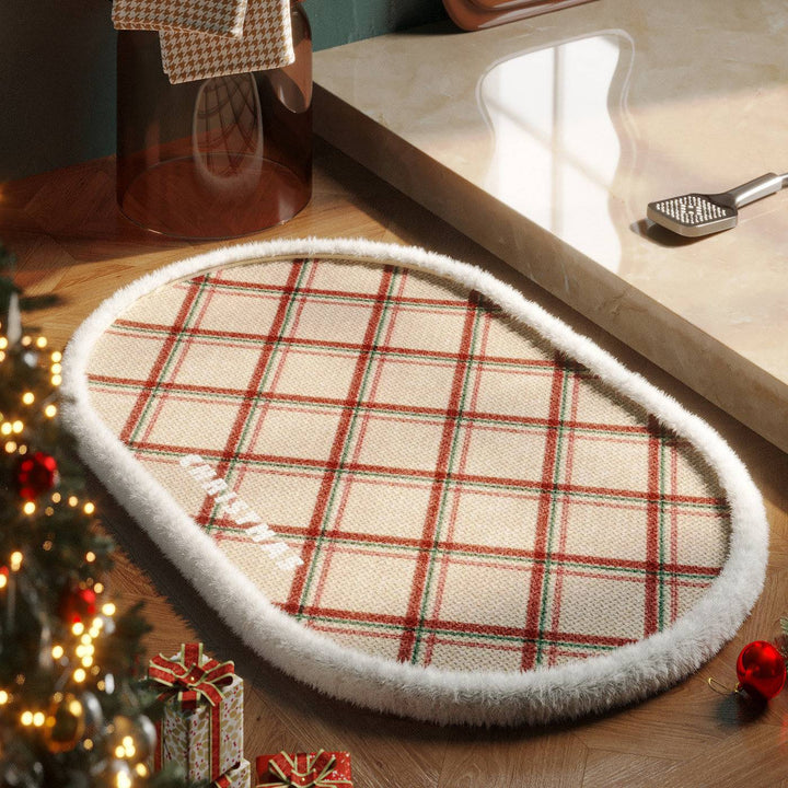 Christmas-Themed Decorative Bath Mat