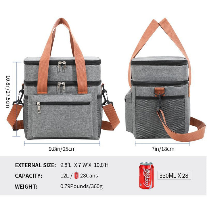 Insulated Dual Compartment Food Carrier Stornfield