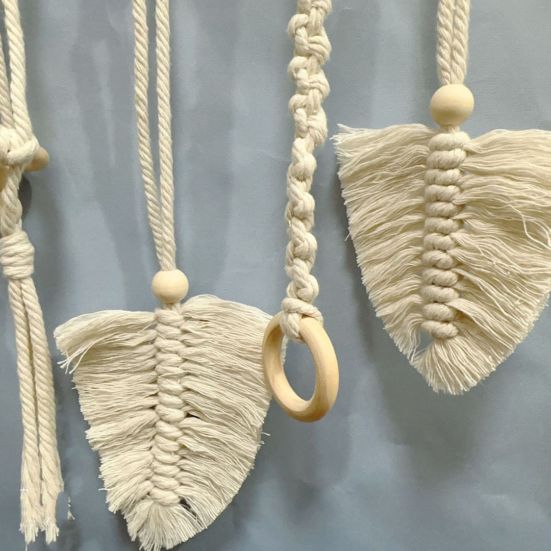 Decorative Macrame Leaf Wall Hanging Stornfield