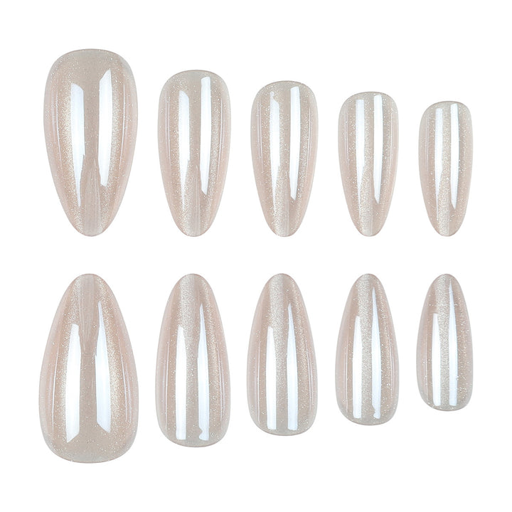 Elegant Long Stiletto Gel Press-On Nails Stornfield