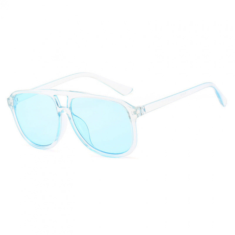 Women's fashionable sunglasses in transparent design with colored lenses Stornfield