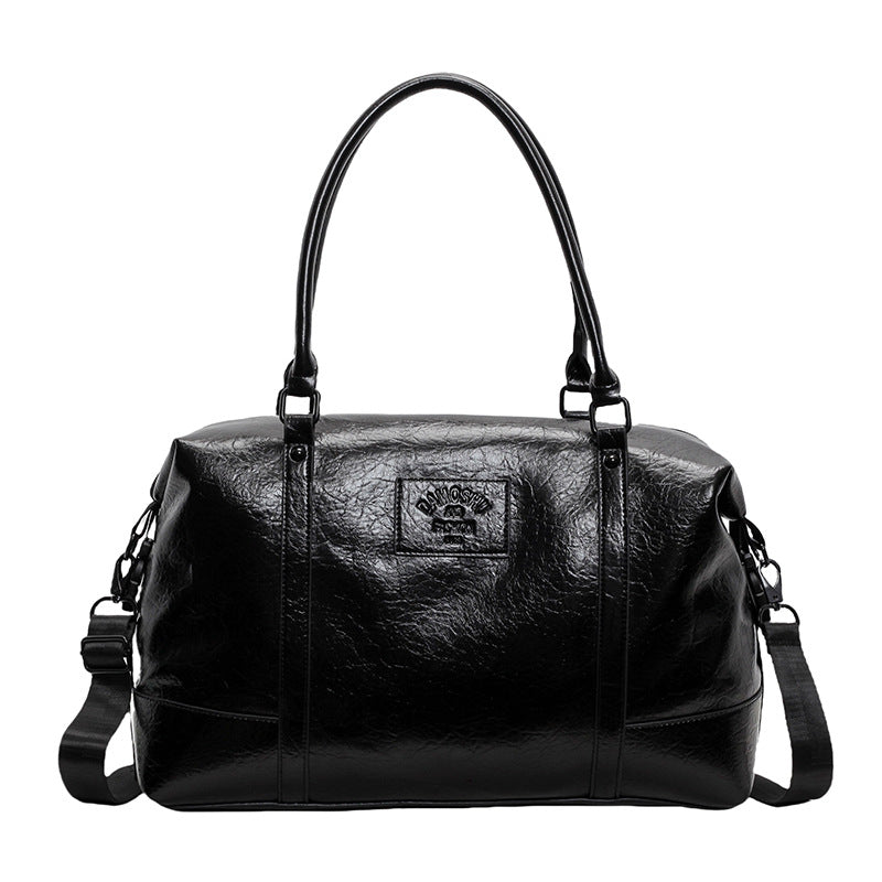 Leather Travel Duffle Bag
