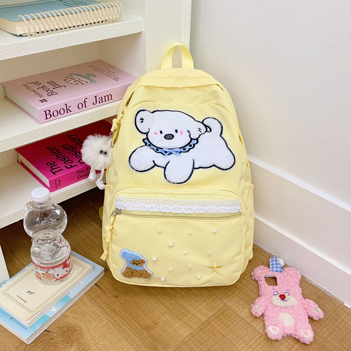 Cute Cartoon Character Print Backpack Stornfield