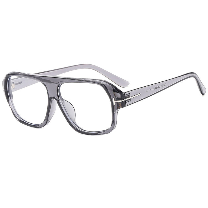 Women's fashionable sunglasses with distinctive geometry and brown lenses Stornfield