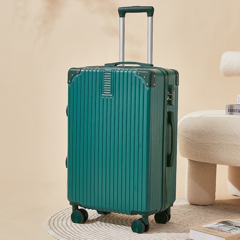 Hard-shell suitcase with double safety lock and flexible interior Stornfield