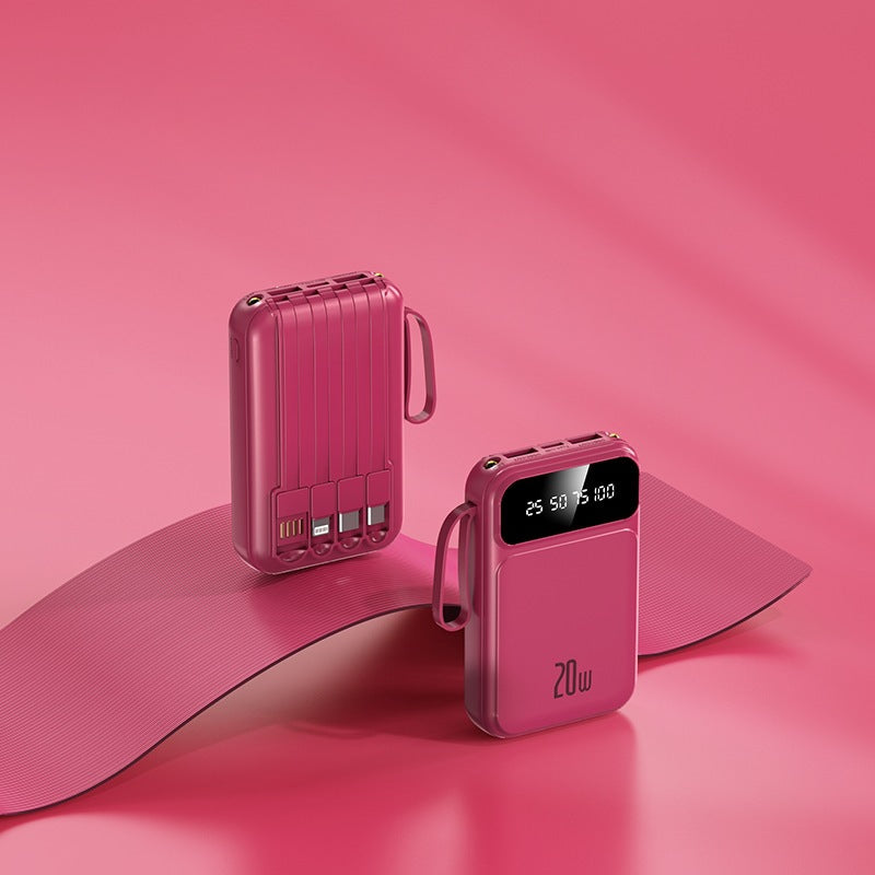 Portable power bank with integrated fast charging function and LCD display Stornfield