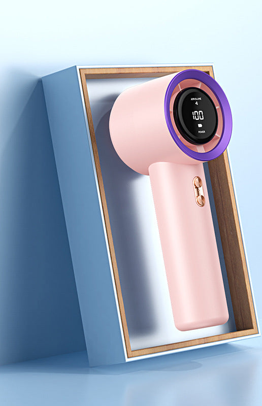 Women's handheld fan with digital control and multiple speed settings Stornfield