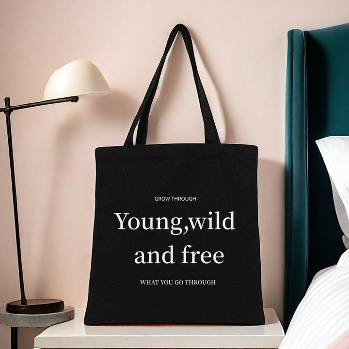 Motivational Canvas Tote Bag Stornfield