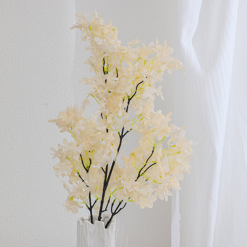 Artificial flower branch with delicate details